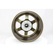 Time Attack 15x8.0 4x100 4x114.3 0 ET 73.1 CB Matte Bronze Single Wheel Rim for Performance Vehicles