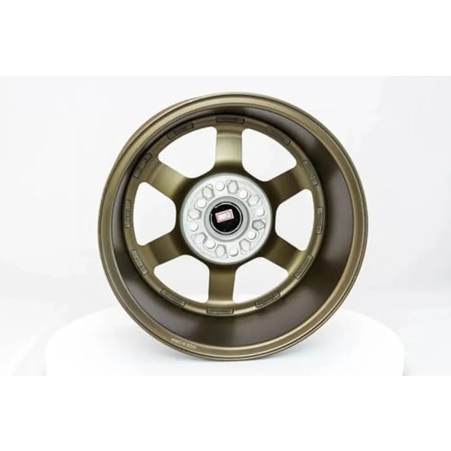 Time Attack 15x8.0 4x100 4x114.3 0 ET 73.1 CB Matte Bronze Single Wheel Rim for Performance Vehicles