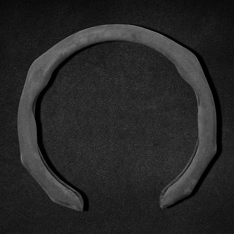 15-Inch Suede-Style Steering Wheel Cover – Multiple Colors