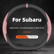 Perforated Steering Wheel Cover for Subaru