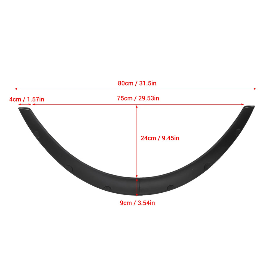 Flexible Wheel Arch Flare Kit – Universal 80 cm, 4-Piece