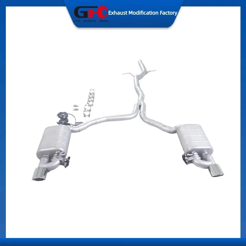 Catback Valvetronic Exhaust System for Audi A4 B8 1.8T 2.0T 2008-2016