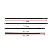 55372139AH 4-Piece Door Outer Belt Weatherstrip for Dodge Ram 1500 2500 3500 4500 5500 2009-2021