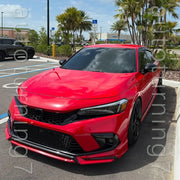 Rallye Red Front Bumper Lip for 2022–2024 Honda Civic