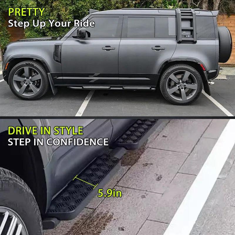 Running Board Side Step Set for Land Rover Defender 110 2020-2025