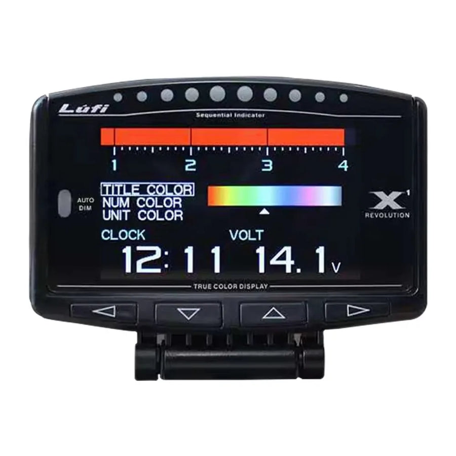 Lufi Water Temperature, Turbo Boost Automotive Gauge