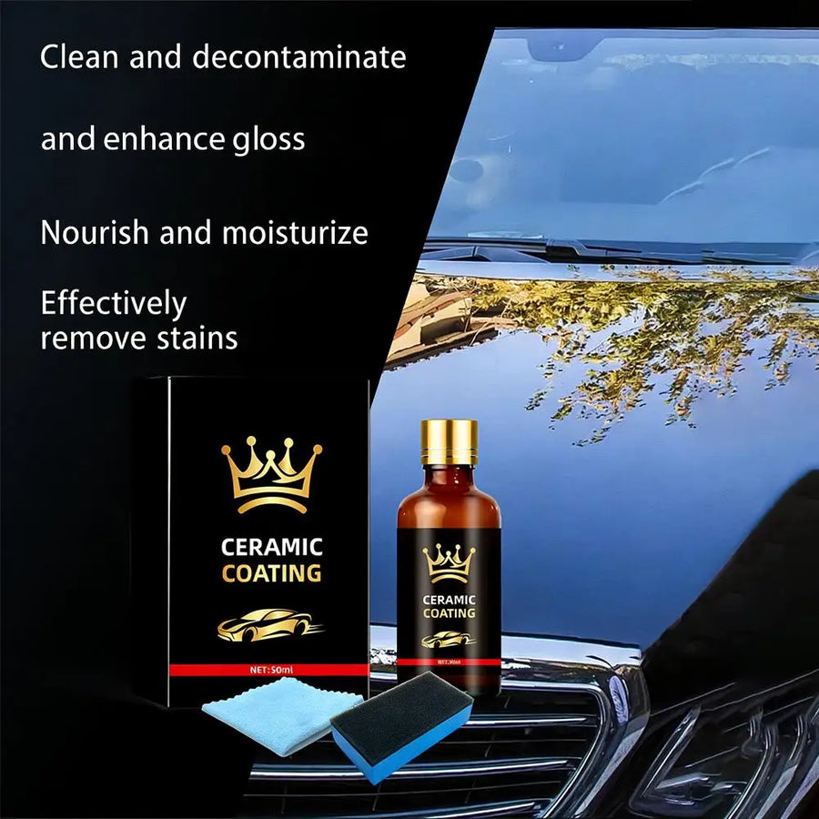 50ml Advanced Graphene Ceramic Coating 9H+ Nano Crystal Serum for Cars Professional Paint Protection