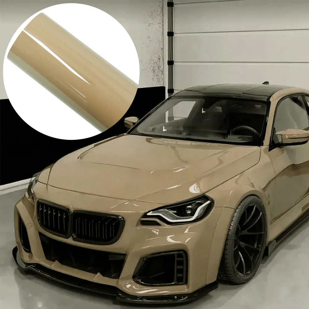 Crystal Sand Beige Automotive Vinyl Wrap Film