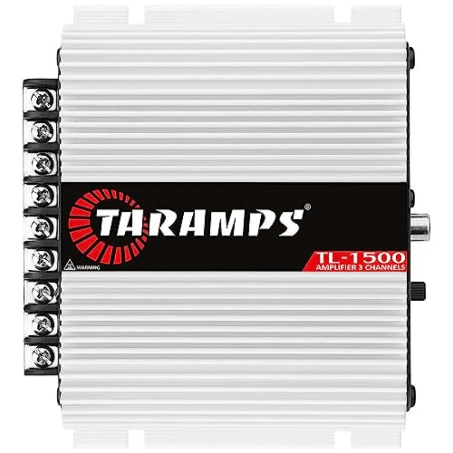 3-Channel Class D Car Audio Amplifier – 390W RMS