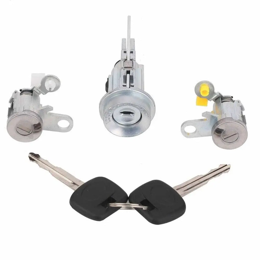 DOOR LOCK KEY IGNITION LOCK CYLINDER SET FOR 95-04 TOYOTA TACOMA MATCHED 2 KEYS
