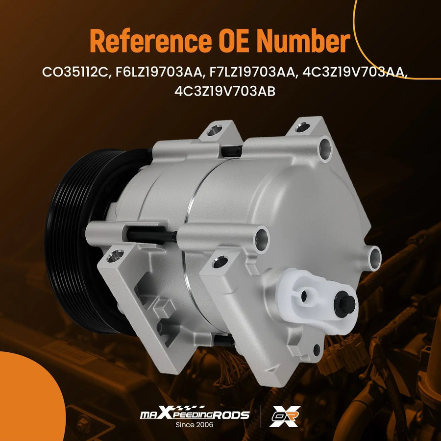 A/C Compressor & Clutch for Ford F-Series Trucks 1997-2007