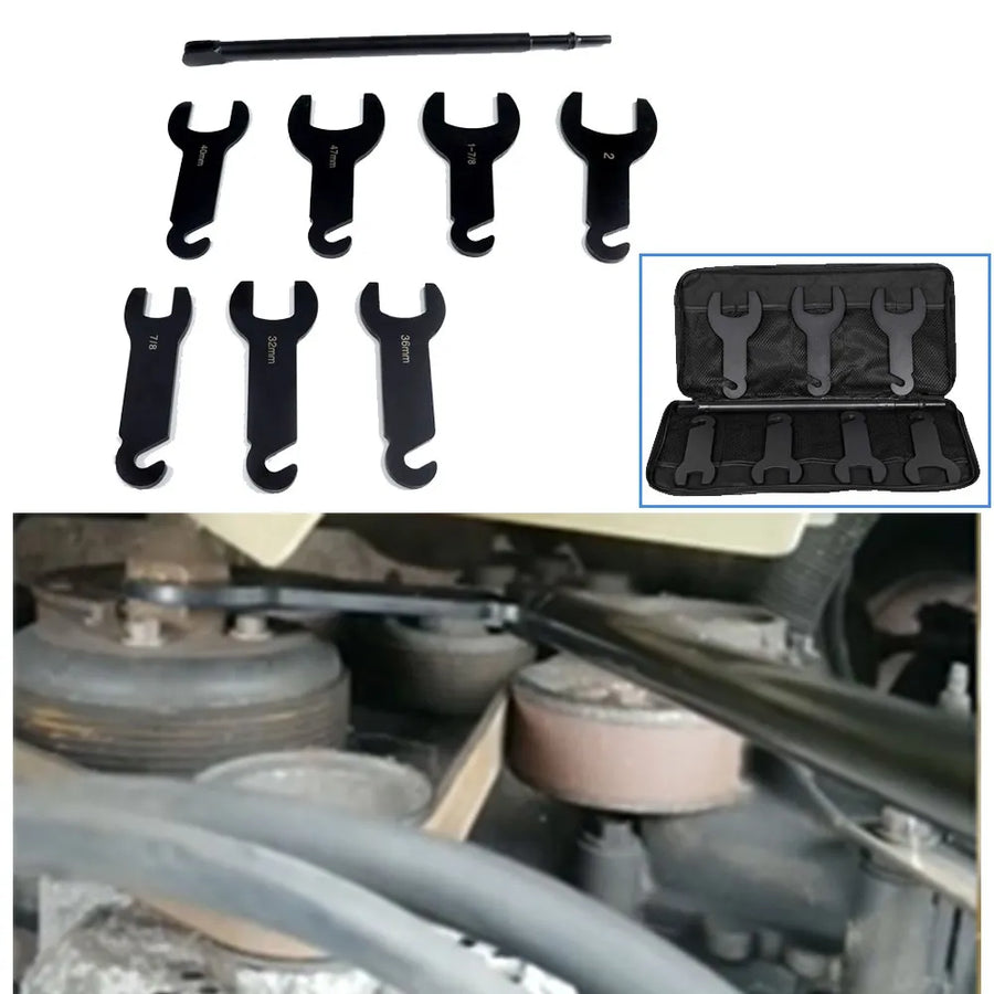 43300 Pneumatic Fan Clutch Wrench Set Removal Tool Gear Assisted Positioning Tool Fit for Ford for GM for