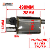 Universal Electric Exhaust Cutout Valve Kit