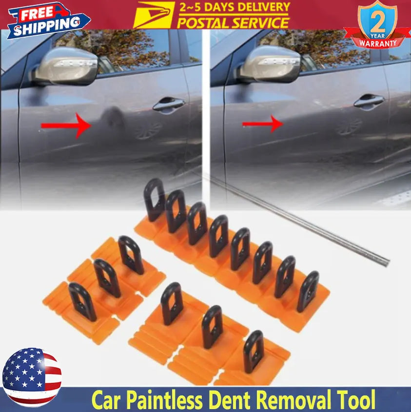 Paintless Dent Repair Puller Kit with 3 Interchangeable Pads