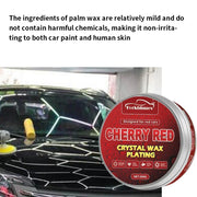Red Car Wax & Applicator Set – Paint Care Finish