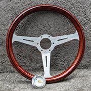 Universal 358mm Wood Sport Steering Wheel