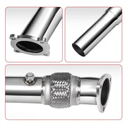 Stainless Steel 3 in Exhaust Downpipe for 1999–2004 Volkswagen Golf/Jetta/Beetle
