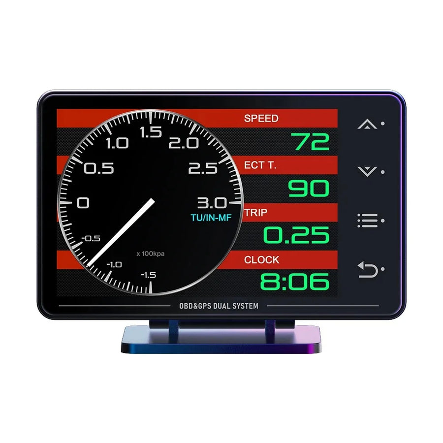 GPS/OBD2 Car Head-Up Display and Digital Performance Gauge