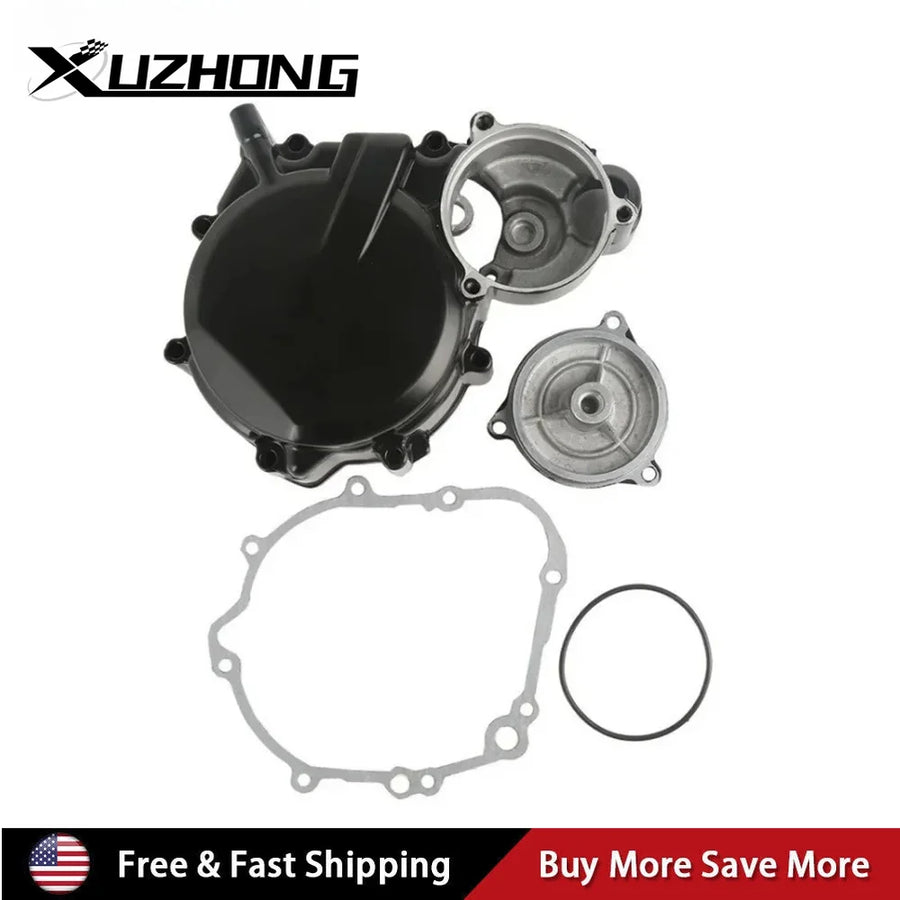 Aluminum Engine Stator Cover Crankcase for 06-24 Suzuki GSXR600 GSX-R750 Black