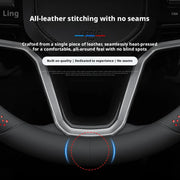 Microfiber 38CM Steering Wheel Cover for Volkswagen Golf Passat Tiguan Touareg Arteon ID.3 ID.4