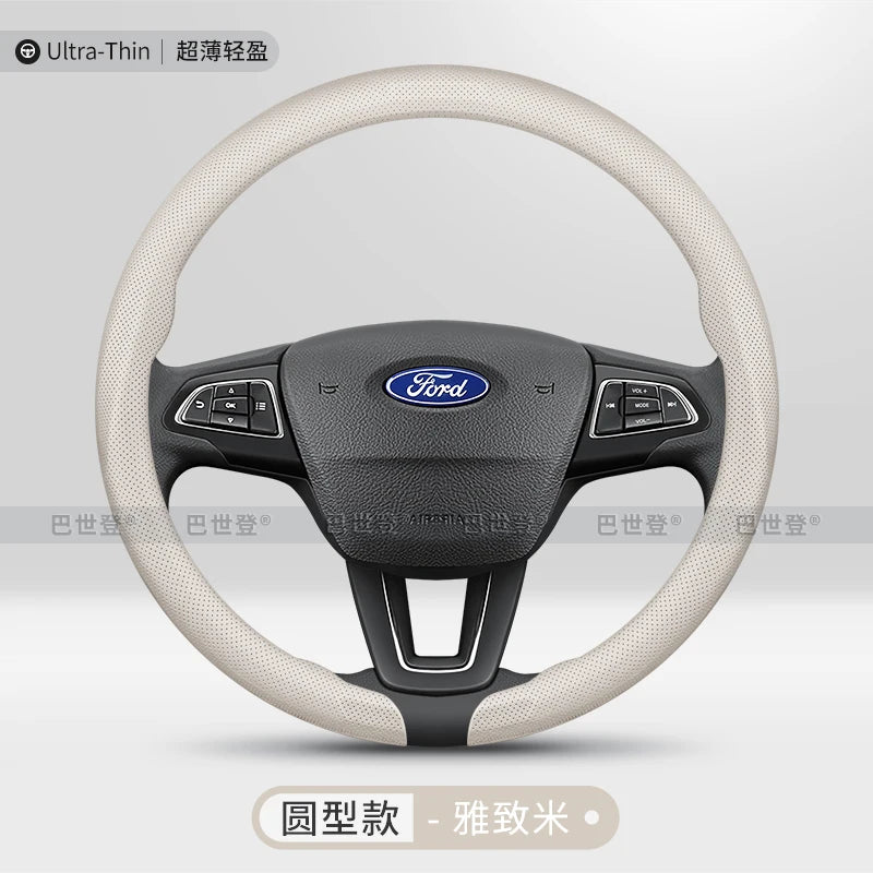Nappa Steering Wheel Cover for Ford Explorer Mustang