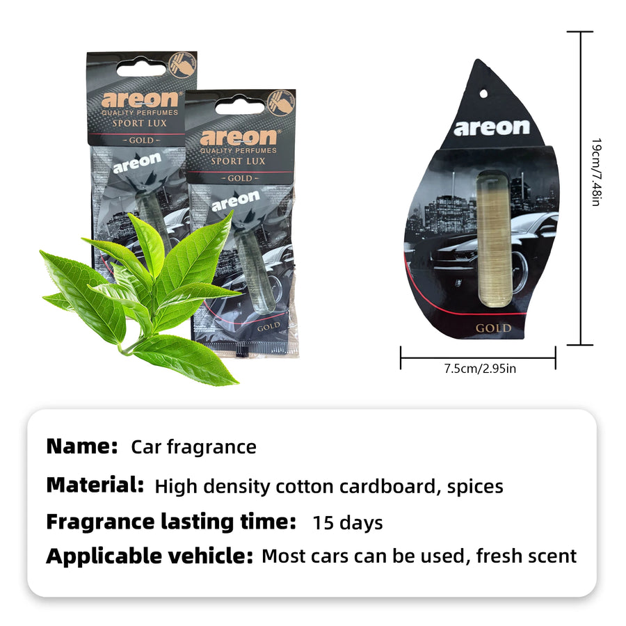 Areon Gold Scent Hanging Car Air Freshener