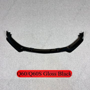 Front Bumper Lip Splitter for Infiniti Q60/Q60S 2017-2019