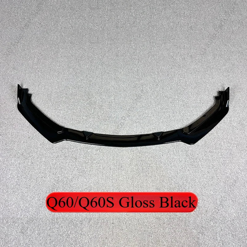 Front Bumper Lip Splitter for Infiniti Q60/Q60S 2017-2019