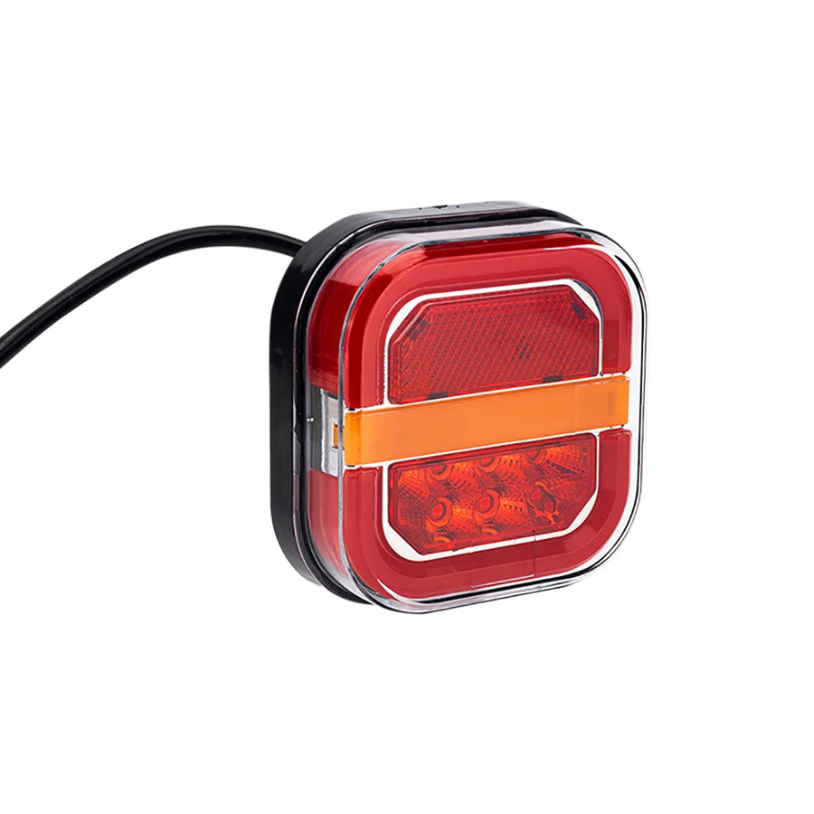 2-Piece LED Trailer Tail and License Plate Lights – 12V/24V
