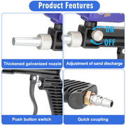 Handheld Gravity-Feed Spot Sandblaster Gun