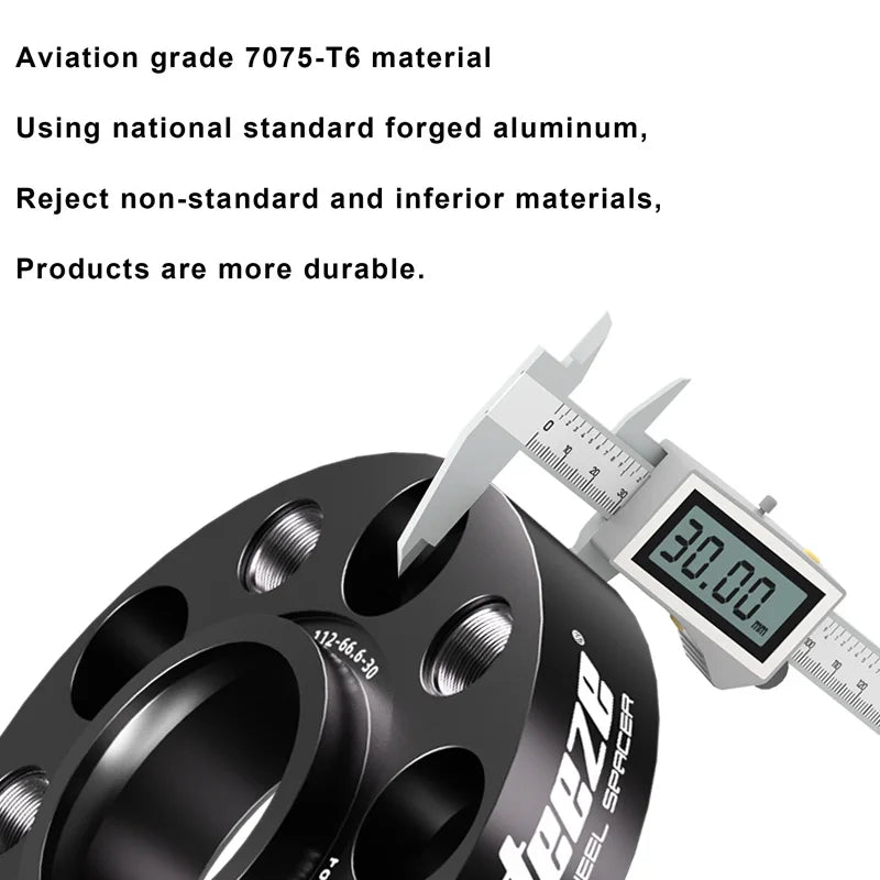 M14X1.5 Wheel Spacers for Maserati Quattroporte Ghibli Gran Turismo Levante GranCabrio 1 Piece
