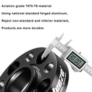 M12X1.5 Wheel Spacers for BMW 1 Series ) PCD 5x120 CB 72.6 Forged Black Wheel