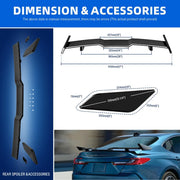 Trunk Spoiler for 2018–2025 Toyota Camry