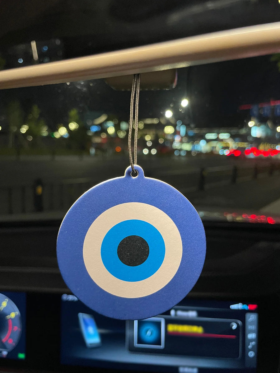 Round/Freesia Fresh Scent Car Air Freshener