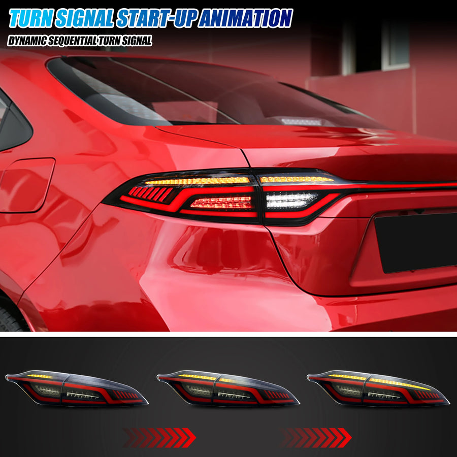 Toyota Corolla Apex E210 Sequential LED Tail Light Set – 2020–2026