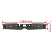 Black Steel Rear Bumper for Chevrolet Silverado/GMC Sierra HD 2015-2019