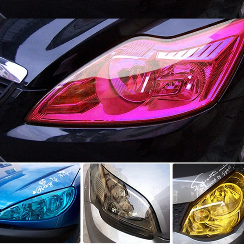 Headlight & Taillight Tint Film – Smoke and Color Options