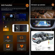 6.86-Inch 1-DIN Wireless CarPlay and Android Auto Car Stereo with SWC Support