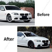 Front Bumper Lip Splitter for BMW 5 Series F10/F11 M Sport 2011-2017