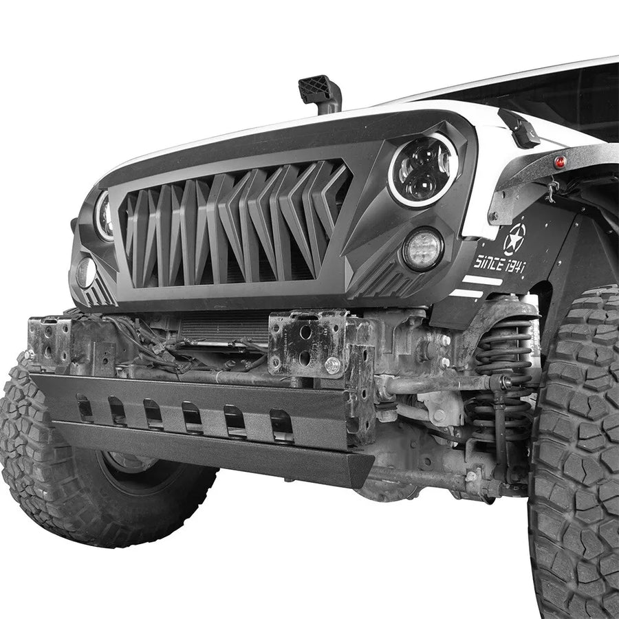 Black Skid Plate & Guard Kit for 2007–2018 Jeep Wrangler