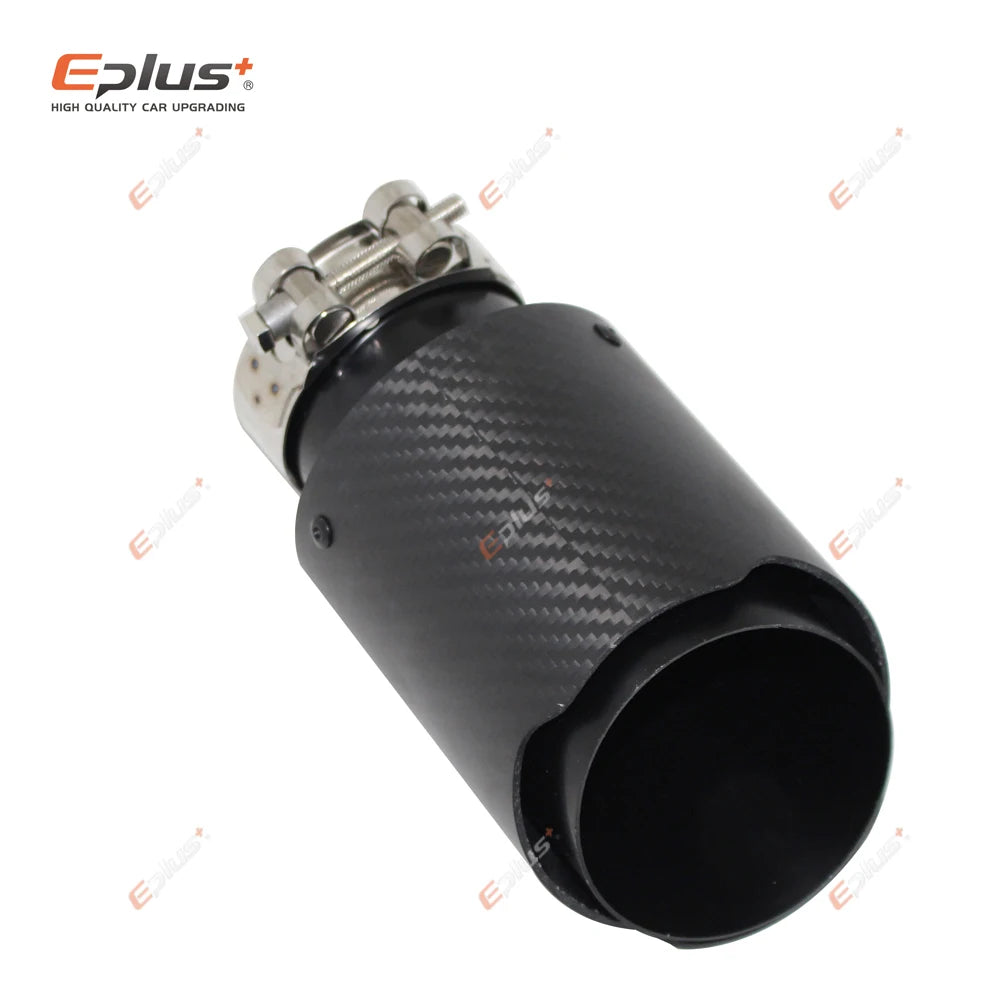 Universal Carbon-Fiber & Stainless Steel Exhaust Tip