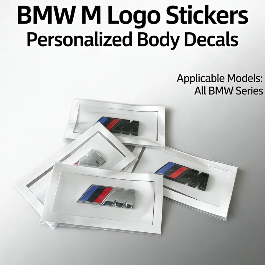 BMW M Fender / Rear Trunk Emblem Badge Sticker– 4 Sizes