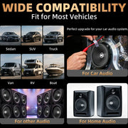 6.5-Inch Carbon-Fiber Mid-Bass Car Speakers
