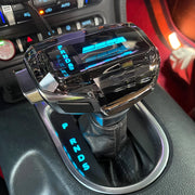 7-Color LED Crystal Gear Shift Knob for Ford Mustang 2015–2024