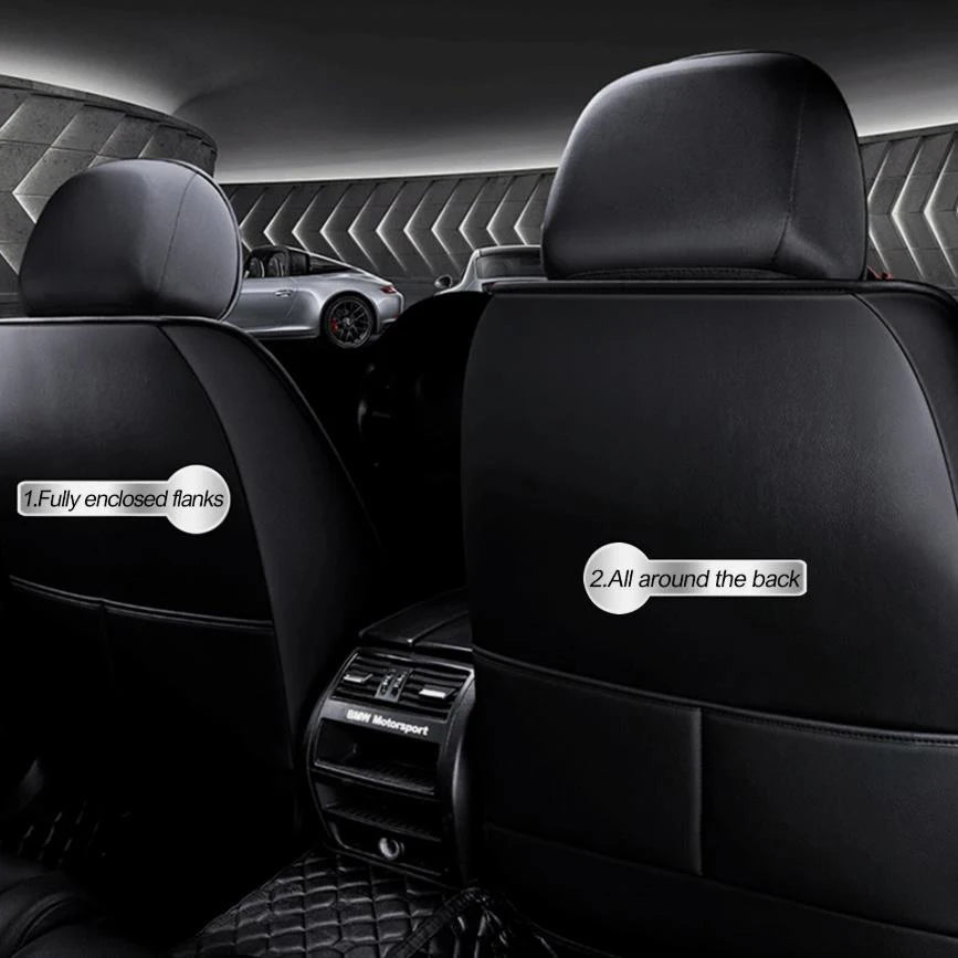 Volkswagen Jetta 5-Seat Faux-Leather Seat Cover Set – 2008–2024