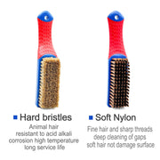 Interior Seat & Gap Cleaning Brush Set, Blue or Red