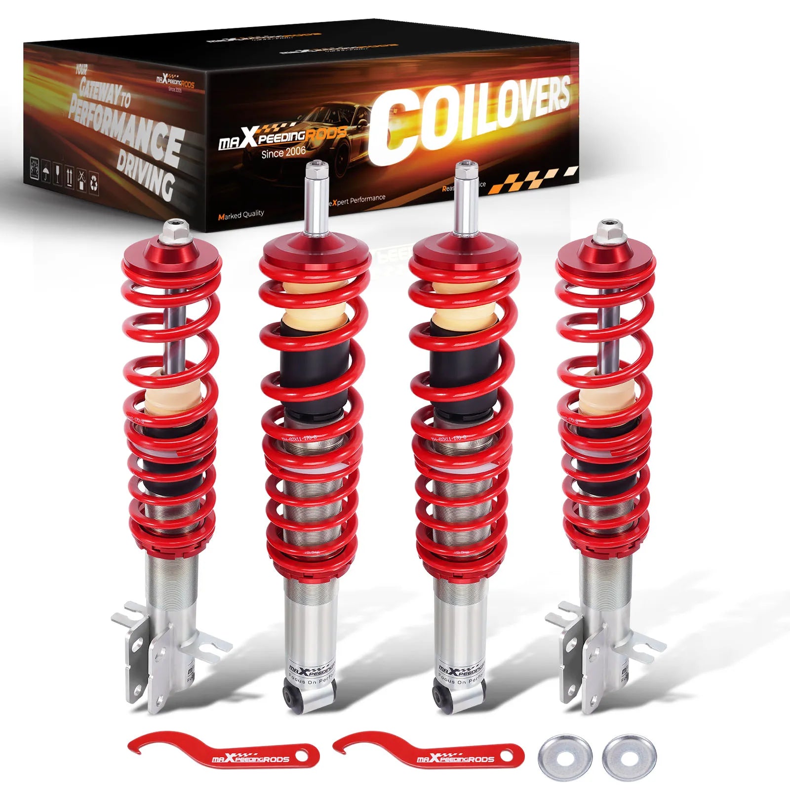 Coilover Suspension Kit for Volkswagen Golf MK1/Scirocco MK2 1982-1989