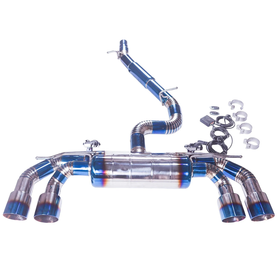 Titanium Alloy Catback Valvetronic Exhaust System for Golf 7r 2.0T 2018-2022