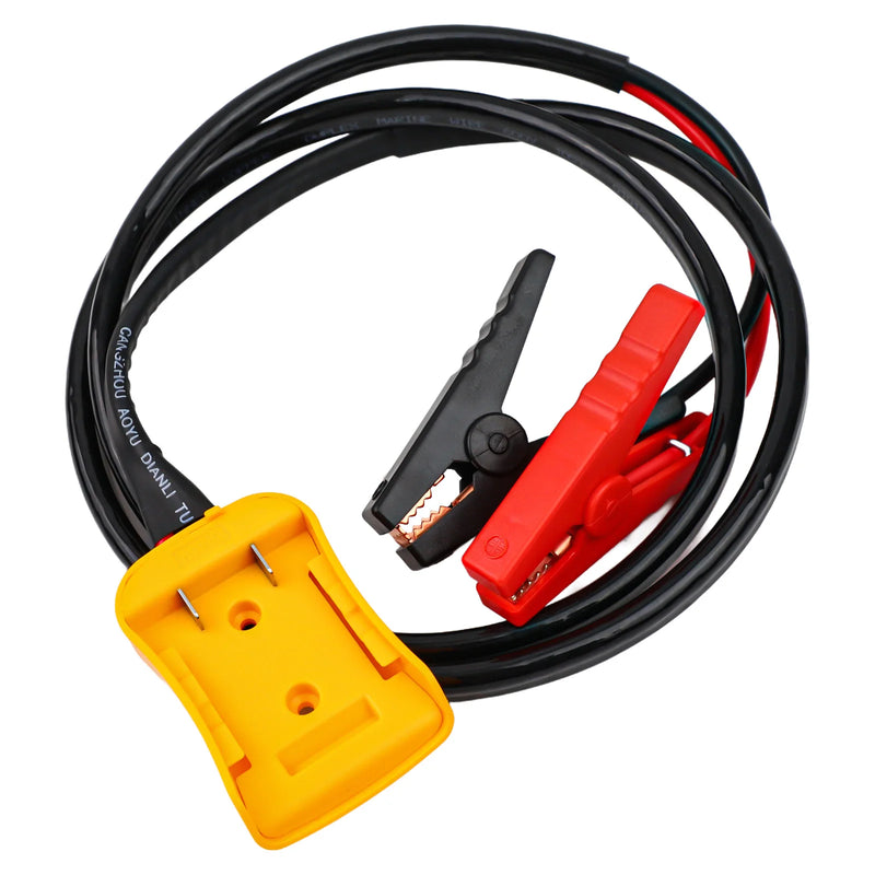 8 AWG 5.9 ft Battery Booster Adapter Cable for 20V Tool Batteries