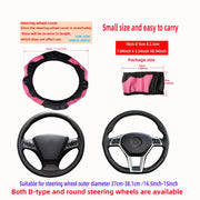 Steering Wheel Cover – PU leather, 15 Inches